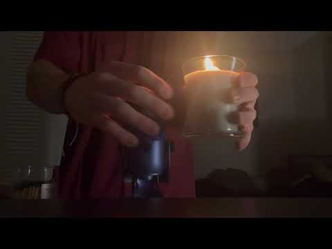Asmr | Tapping, Scratching, candle burning