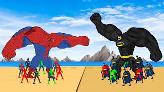 Batman vs Spider-Man Family Evolution: Who Is Strongest?