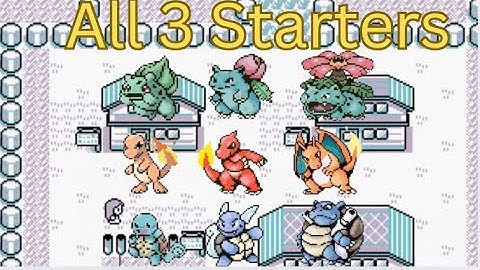 How to catch All 3 Starters legally in Pokemon Red/Blue