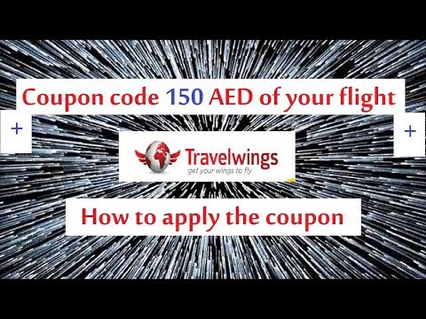 Travel wings promo code 150 AED off your flight