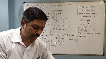 Lecture number 6: - Vectors equation of line and plane by Arun R Saubhage