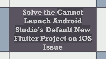 Solve the Cannot Launch Android Studio