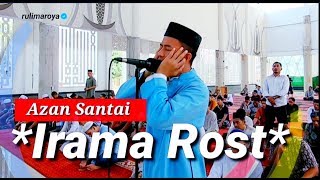 Azan Merdu, Santai 'Irama Rost' Nada Rendah || Yon Nariawan