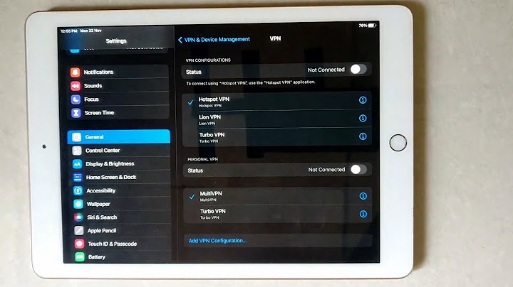VPN trên Apple iPad có nghĩa là gì?