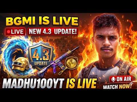 BGMI 🔥 Pro Gameplay | Madhu100yt Live Stream #shortspeed