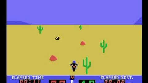 Motocross Racer - ColecoVision - Archive Gameplay 🎮