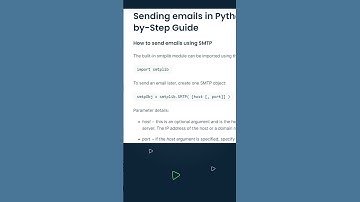 Python Send Email with SMTP - Email FAQ by Mailtrap