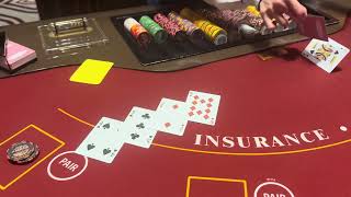 $5000 of Double deck blackjack @venetianvegas 