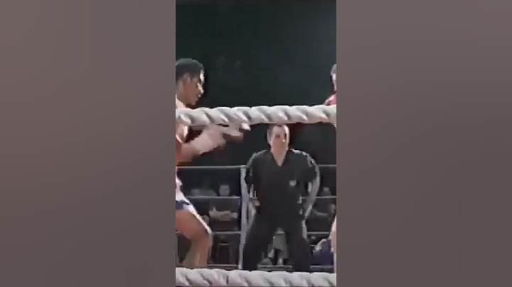 Old school … 22 years ago…17 years old vs a solid thai opponent in a crazy war. #muaythai