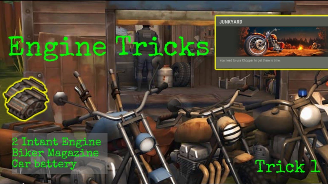 LDOE Car Engine Trick Last day on earth Junkyard LdoeTrick 