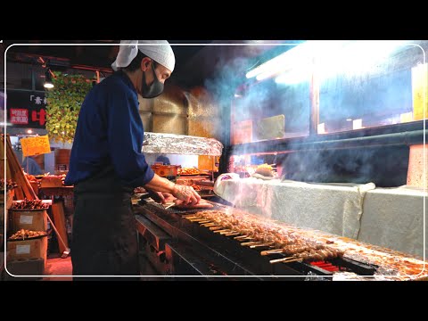 【一日12,000本】信じられない量を売りさばく焼き鳥店!「びっくり市」に超絶びっくり! japanese street food yakitori