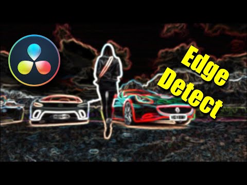 Edge Detect Effect in DaVinci Resolve