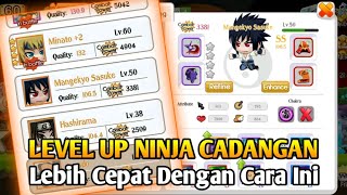 How to Level Up Backup Ninjas in Ninja Heroes New Era screenshot 4