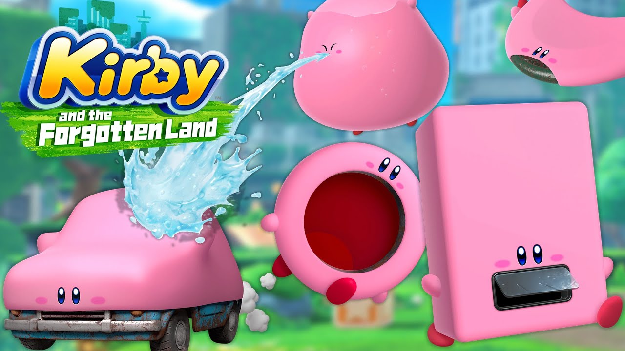 Kirby and the Forgotten Land 'Mouthful Mode' trailer, screenshots - Gematsu