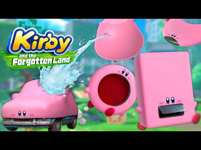 Kirby and the Forgotten Land 'Mouthful Mode' trailer, screenshots - Gematsu