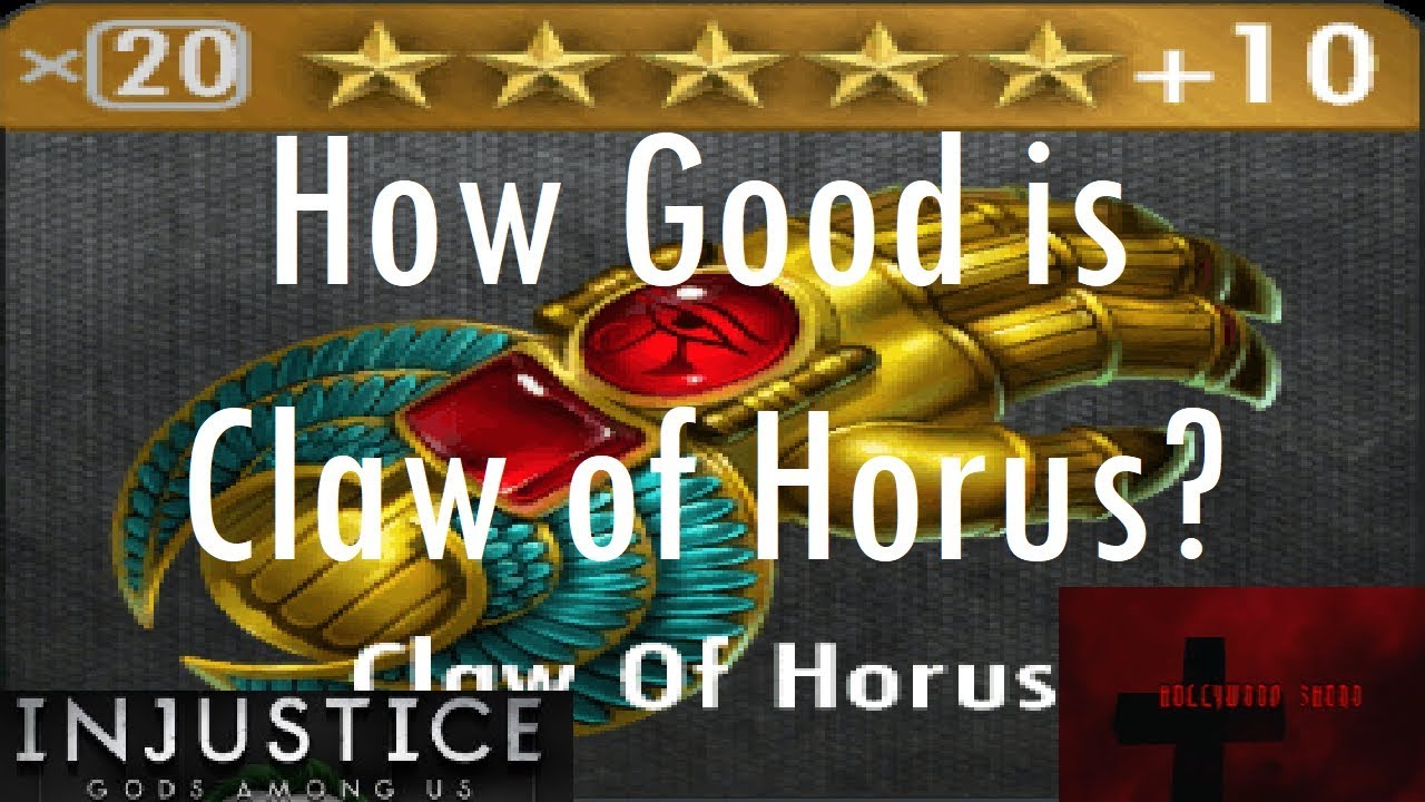 Injustice Gods Among Us iOS How Good is Claw of Horus? YouTube