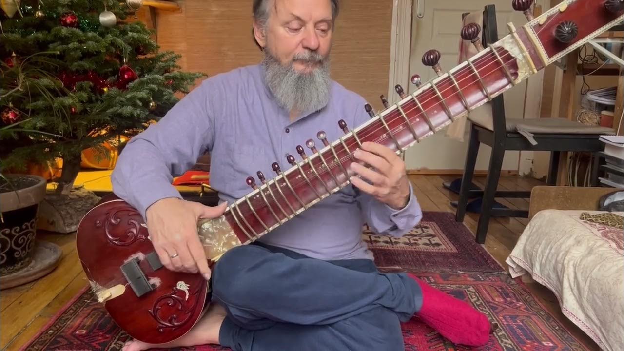 Sitar débutants / sitar for beginners rag Yaman tan 3 & 4 YouTube
