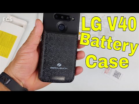 NEW LG V40 ThinQ Battery Charging Case | ZeroLemon 5200mAh | NEW DESIGN !!!