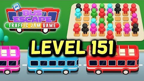 BUS ESCAPE TRAFFIC JAM Level 151 Guide How to Complete Walkthrough
