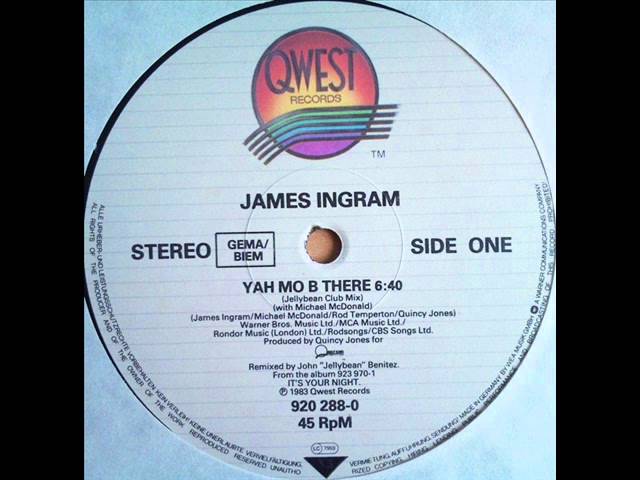 JAMES INGRAM YAH MO BE THERE JELLYBEAN CLUB MIX