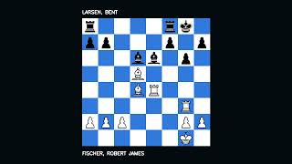Siciliana Sozin Leonhardt   Fischer, Robert James 2760 vs Larsen, Bent 2660 ES