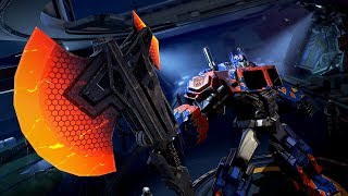 Optimus Prime Burning Soul vs Gold Sword Escort Gameplay - Transformers Online 2019
