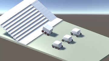 Delivery robot physics simulation in Unity