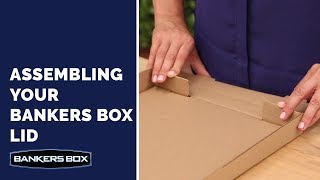 Bankers Box Lid Assembly- Kraft Box