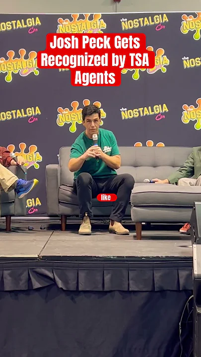 Josh Peck On Getting Recognized By TSA Agent #shorts