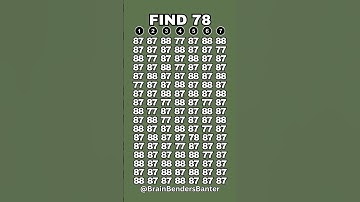Test Your Observation Skills With This FAST Number Game! #shorts