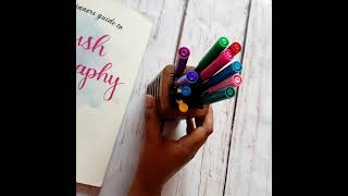 Beginners Brush Calligraphy Book #calligraphytutorial #shorts screenshot 4