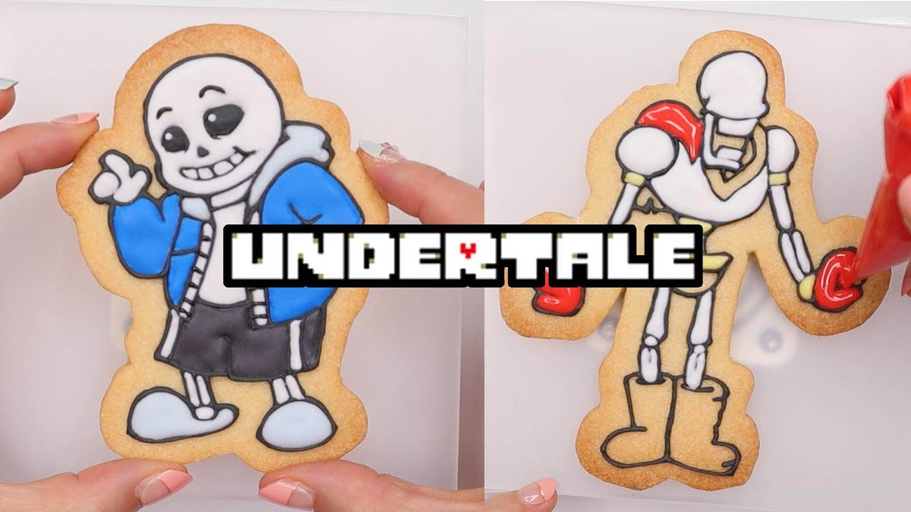 Undertale Java Cookies UNDERTALE Megalovania COOKIES - Sans, Flowey ,Papyrus / 언더테일 아이싱 쿠키 ...