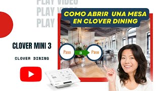 ⏯️ Clover Mini: Como abrir una mesa en Clover Dining | Como Funciona Clover Mini| Clover Tutorial |