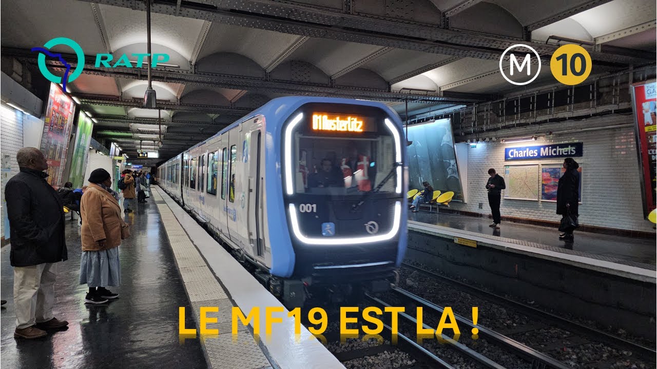 [RATP] Inauguration du MF19 sur la ligne 10 !