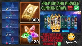 MLA Premium And Miracle Summon Draw