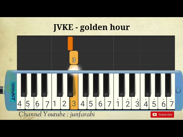 JVKE | golden hour | not pianika easy class=