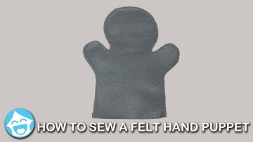 How to Sew a Blank Felt Hand Puppet