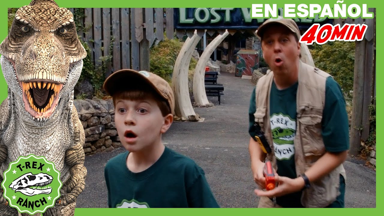Parque de T-Rex | ¡Dinosaurios vs Vengadores! Dinosaurio desaparece en Batalla Endgame