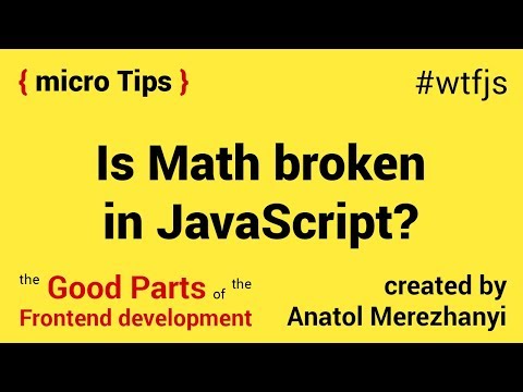 I ❤ #javascript: Is Math broken in JS?