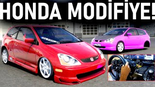 İHALEDEN HONDA ALIP MODİFİYE ETTİK!  MODİFİYE YARIŞI @Keremkulak  ETS 2 Mod T300RS GT