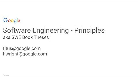 Software Engineering Principles