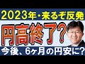 【円高は限界か？】ドル円は今後6ヶ月以上の円安に…？過去の暴落と類似…