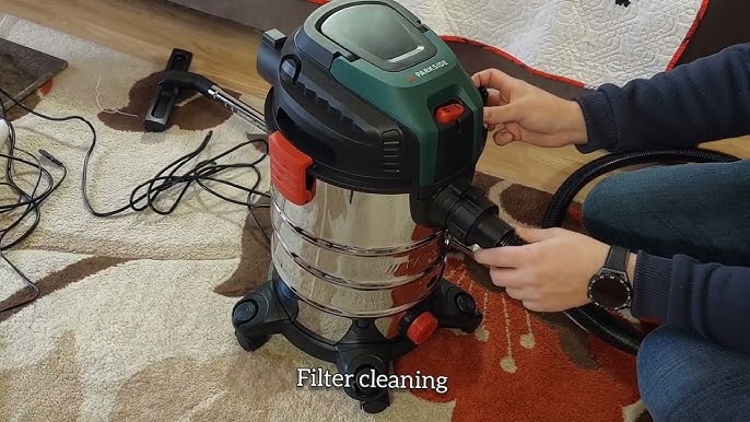Parkside Wet & Dry Vacuum Cleaner PWD 30 B1 TESTING - YouTube