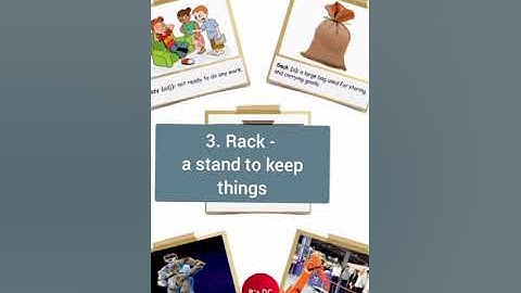 Class 4 English Term 1 Unit 1 A World with Robots ( My Little Pictionary)