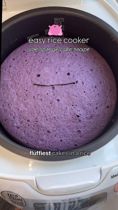 Saatnya membuat kue di penanak nasi #ditto #reseppenanaknasi #ube #kue
