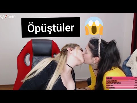 Evonmoss'un kız ile öpüşme sahnesi twitch
