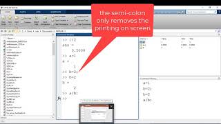 Matlab Introduction- command window, operations and defining variables-part 7