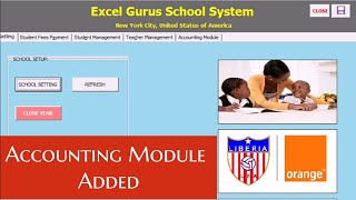 School Management System in Excel v2.3