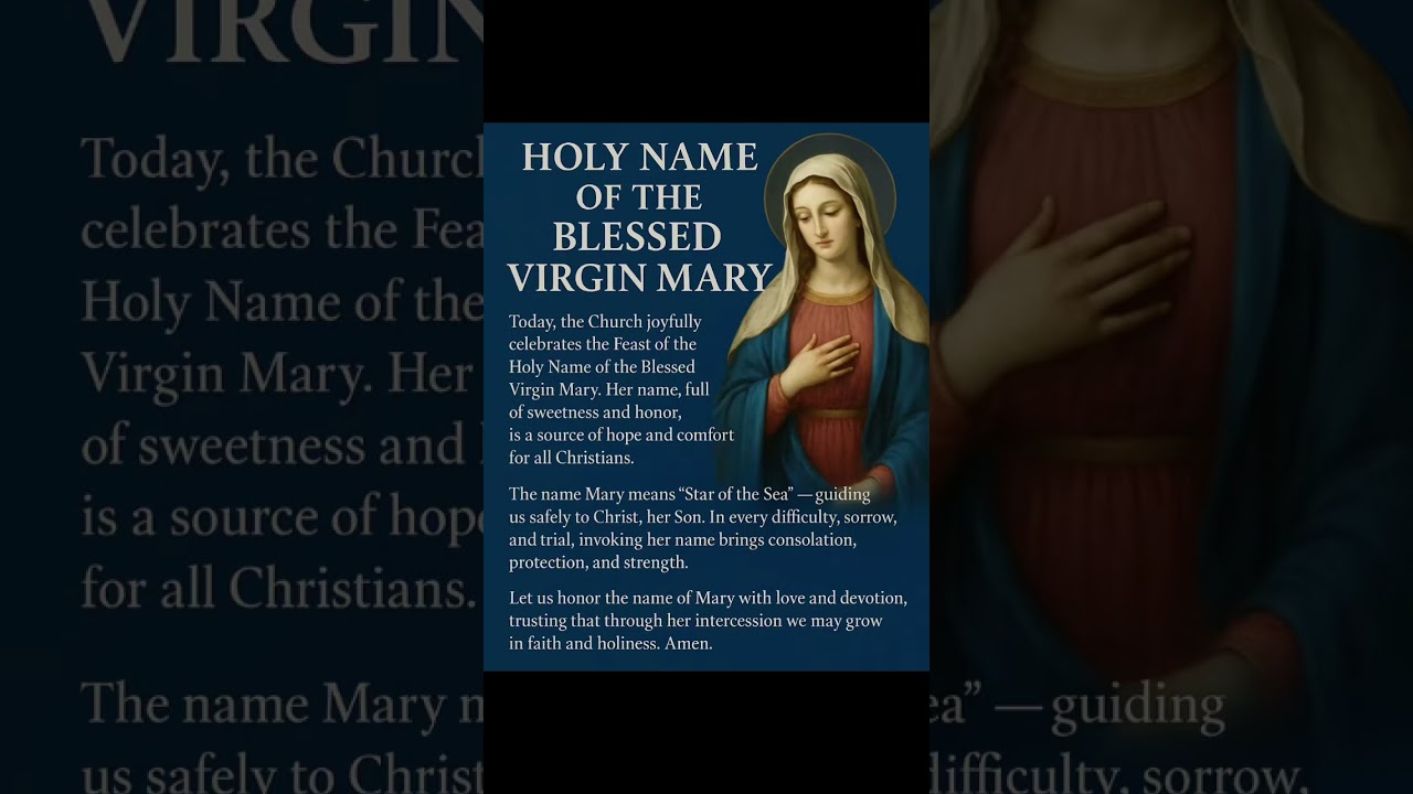 Holy Name of the Blessed Virgin Mary 