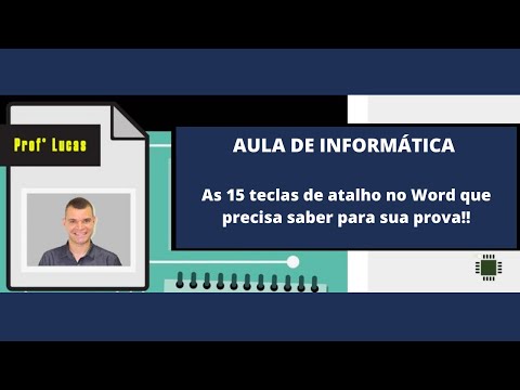 Vídeo: Quais são as teclas de atalho no Microsoft Word?